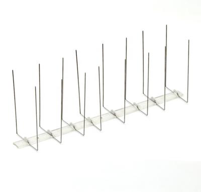 China Disposable Plastic Base And Stainless Steel Spikes Anti Roosting Bird Spikes for sale