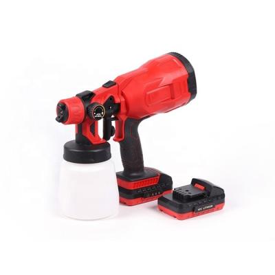 China Paint spray gun lithium battery portable high quality multi function cordless power paint spray gun for sale