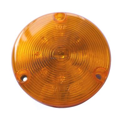 China PC Lens Hot Sale 3 Inch Round 9LEDs Strobe Led Warning Light Truck Taxi Signal Plate Led Light for sale