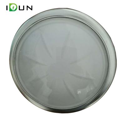 China PC lens 4 inch round bulb reading lamp cabin truck trailer Lorry Van rv interior ceiling dome light for sale