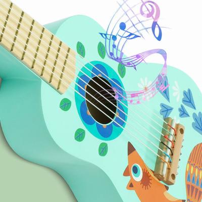 China Kids Beginner Ukulele Guitar Musical Instrument Eco - Friendly Wooden Toys for sale