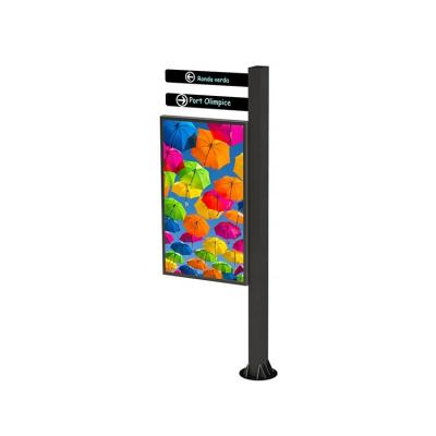 China 55 inch screen outdoor outdoor media player lcd digital sign displayll waterproof advertising digital vertical for sale