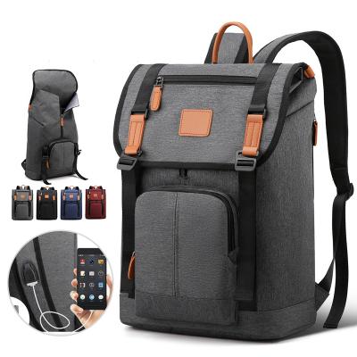 China Custom Made Nylon Mens Womens Durable USB Charging Waterproof Travel Bags Laptop Business Backpack for sale