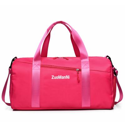 China OEM FactoryWith Logo Capacity Gym Fleece Yoga Bag Custom Backpack Polyester Twinkle Overnight Tote Large for sale