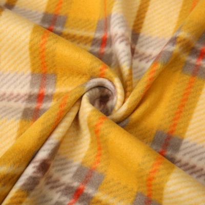 China PORTABLE Low Price Promotional 100% Polyester Thick Soft Plaid Large Size Fleece Blanket for sale