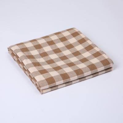 China PORTABLE New Design Wholesale Plaid Pattern Fiber Airline Throw Blanket Modacrylic Throw Blanket for sale