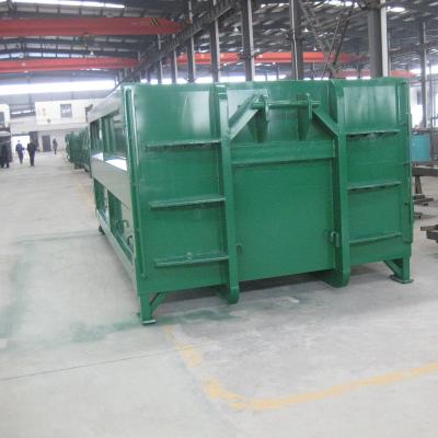 China Hotels Waste Disposable Drop Off Landfill Waste Building Hook Lift Container Hook Lift Bin for sale