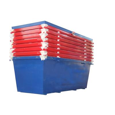 China Hotels sell mild steel and galvanized steel 2CBM-12CBM mobile heavy duty skip bins for sale