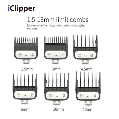 China ICLIPPER - Multiple Control Clipper Cutting Length Sizes Guide Comb Clipper Limit Comb with Metal Clip Clipper Attachment for sale