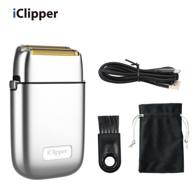 China iClipper-TX1-1 Aluminum Foil Triple Head Razor Blade iClipper-TX1-1 Shaving Machine For Man Electric Rechargeable Razor Shaving Trimmer for sale