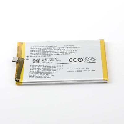 China Mobile Phone 3180mAh Mobile Phone Battery For VIVO Y66 Y5S Y97 X9SP X27 X9P NEX3 for sale