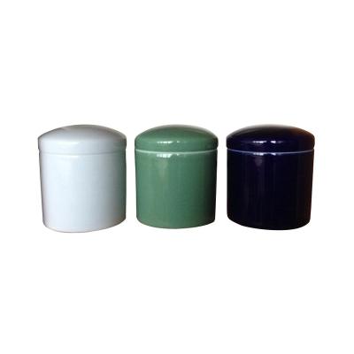 China Japanese Style Hot Sale Japanese Ash Container Porcelain Urn Funeral Pot for sale