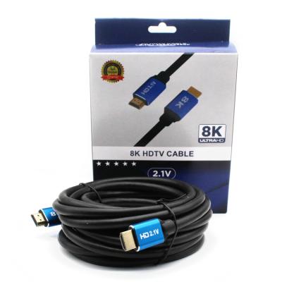 China Hot Selling High Quality Camera 4k120Hz 8k 60Hz 48Gbps 2160P 0.5M 1M 2M 3M 5M HDMI 8K Cable For Video for sale