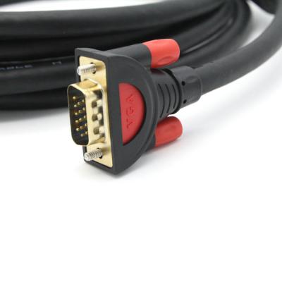 China Camera Gold Plated VGA To VGA 15pin 3+9 Connector For Computer Projector Monitor VGA Cable for sale