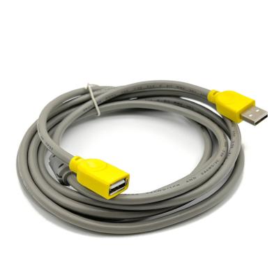 China High Quality Camera Qiulink Gray 480mbps USB 2.0 Extension Cable Female To Male Extension Cable for sale