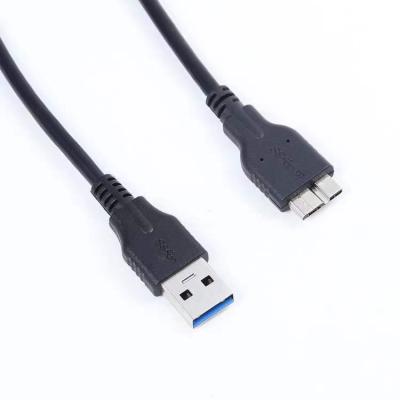 China Super Car Black Color Speed ​​USB 3.0 Micro B Cable USB A Male To Micro USB B Male Cable 0.5M 1.5M 3M 5M for sale