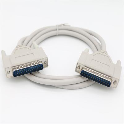 China High Quality DB25 Camera Computer 1.5M Male DB25 Connector to Printer Serial-Parallel Female Cable for sale