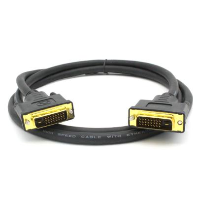 China Camera factory wholesale 24k gold plated 24+1 1.5M dvi to dvi cable for DVD, laptop, HDTV and projector for sale