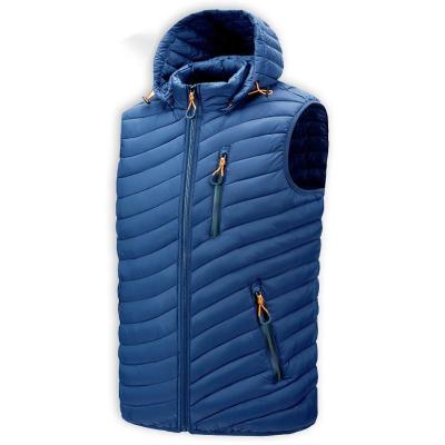 China 2022 Autumn Waterproof Winter Plus Size Light Sleeveless Stripper Down Coat Men's Down Jacket for sale