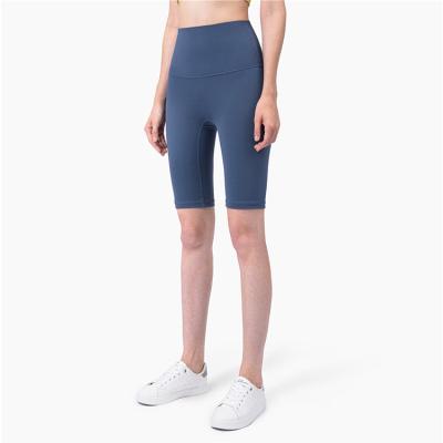 China High Waist Girls Stretch Yoga Shorts Pants Gym Fitness Yoga Four Way Leggi Shorts Wholesale Breathable Super Soft Sports Gaiters for sale