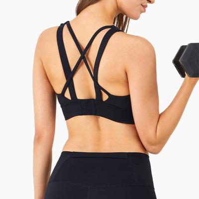 China 2022 Summer Activewear Doris U-back Betrayal Sports Bra Women's Breathable Workout Yoga Bra Fitness High Impact Women for sale