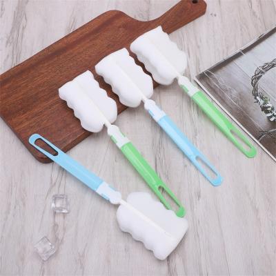 China Sustainable Long Handle Bottle Cleaner Bottle Cleaning Brush Long Pot Brush for sale