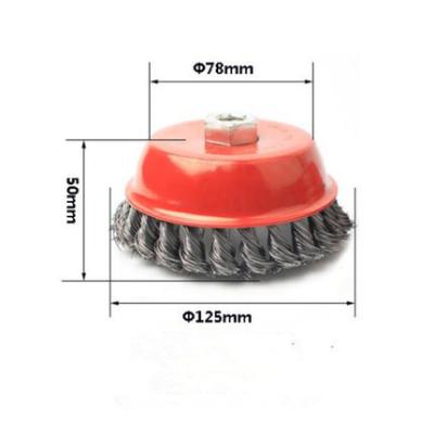 China Durable 5 Inch Twist Knot Bowl Brushes for sale