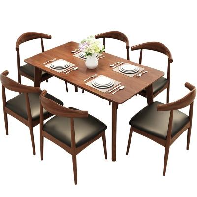 China Wholesale Household Solid Wood Wooden Dining Table and Chair Chairs (Others) Adjustable for sale