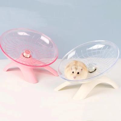 China Wholesale Hamster Wheel Toy Stocked Silent Wheel For Large Hamster Exercise Hamster Running Wheel Transparent for sale