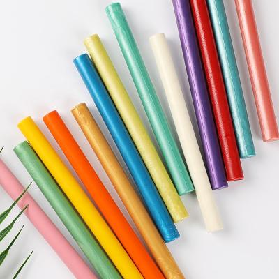 China Retro Art Cylindrical Sealing Wax Seal Stick Wax Seal Glue Gun Art 52 Colors Available for sale