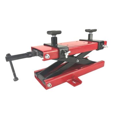 China TD-008-06-2 Motorcycle Scissor Lift Jack Stand with Top Support for Wheel Change and Repair Stand TD-008-06-2 for sale