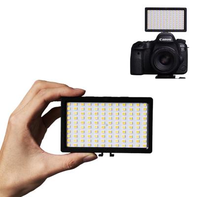 China 120 Led Dimmable Rechargeable Dual Color 3000K-6500K Video Light Panel On Camera Light For DSLR Camera Smartphone Vlog Photography MT120A for sale