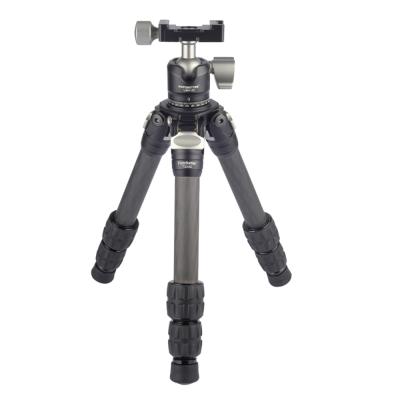 China Lightweight Compact Digital Camera Carbon Fiber Tripod with 360 Ballhead Mini Tripod Panoramic Travel for Mobile Phone and Mirrorless Cameras for sale