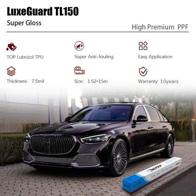 China Polymeric Hydrophobic Gloss Paint Protection Film 7.5mil PPF Clear Protective Film For Cars for sale