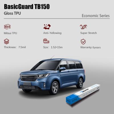 China BasicGuard TB150 Clear Paint Protection Film Gloss 7.5mil PPF Ppf Car Protection for sale