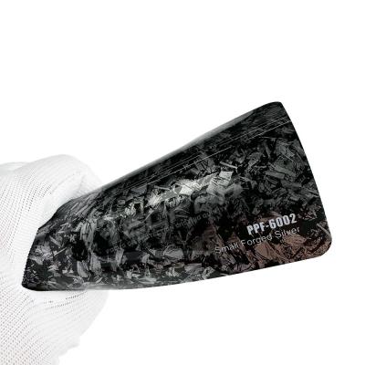 China Small Forged Silver Vehicle Paint Protection Film 8mil Rock Chip Protection Film for sale