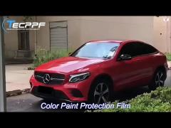 ppf-1002 strawberry red colour, 8mil colour change paint protection film