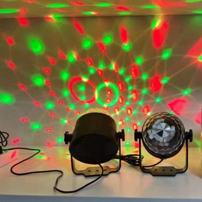 China Hotel Led Stage Light Usb Disco Lights For Car Home Party Wedding Noise Activated Mini Disco Ball Light for sale