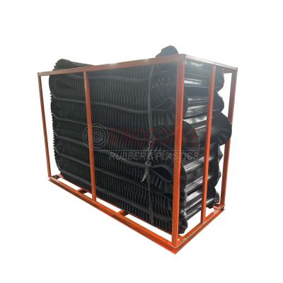 China Skirt Rubber Sidewall Conveyor Belt With Cleats Suppliers for sale