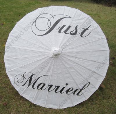 China Antique Opens Wedding Party Umbrella Custom Paper Parasol for sale