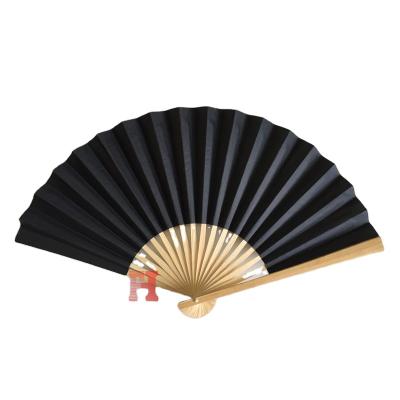 China Durable Diy Craft Painting Wedding Favors Party Decoration Pocket Gifts Paper Chinese Bamboo Folding Fan for sale