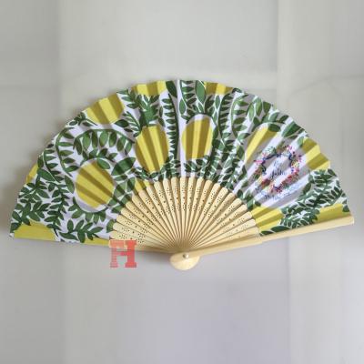 China Wholesale Europe Custom Printed Traditional Asian Hand Folding Fan Hand Held for sale