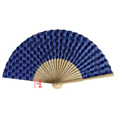 China Custom Bulk Chinese Bamboo Material Skeleton Folding Hand Paper Fan From Europe for sale