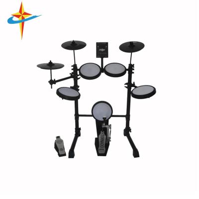 China Home Application Hot Sale Plastic Acoustic Drum Set Electronic Drum Kit for sale