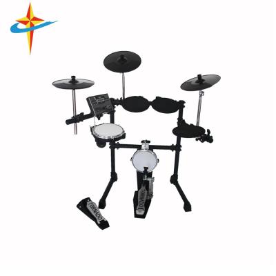 China Home Application Fashion Plastic Acoustic Drum Set Electronic Drum Kit for sale