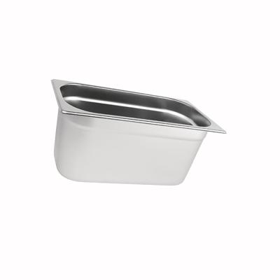 China 201/304 1/6 Stainless Steel Gastronorm Pan GN 304 Pan With Hand for sale