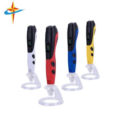 China Kids Toy / DIY Low Heat 3D Printing Pen 6 Generations With LED Display for sale