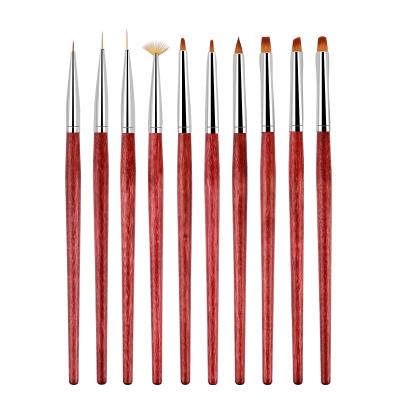 China Wholesale NAIL nail pen set kolinsky acrylic nail brush for nail art brush full set for sale