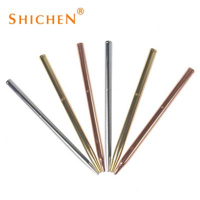 China Pen Fashionable promotional hotel ballpoint pen raw material can be assemble cross gold rose gold sliver metal ballpoint pen nice quality for sale