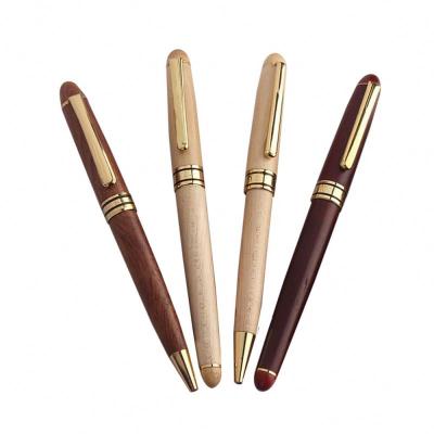 China Promotional Chinese Goods Promotional Gift Quality Pen Luxury Wooden Ball Pen for sale